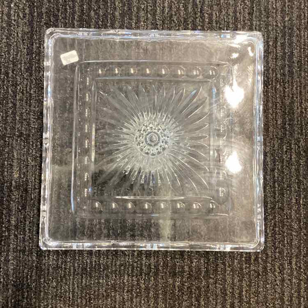 Shannon Crystal Footed Cake Plate
