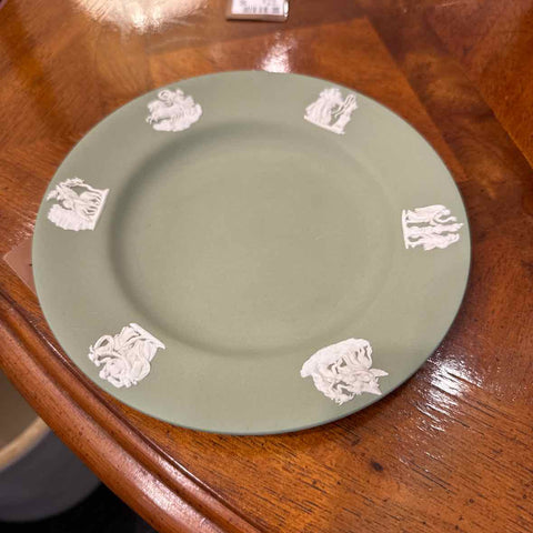 Wedgwood Jasperware Plate - Sage