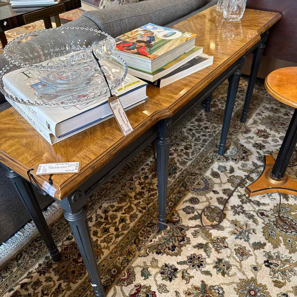 Parquet Top Console Table