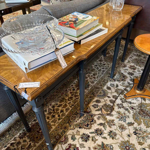 Parquet Top Console Table