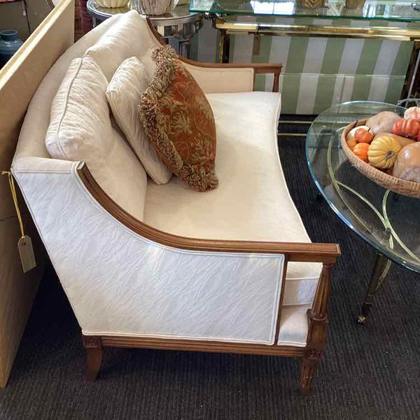 "As Is" MCM Ivory Settee