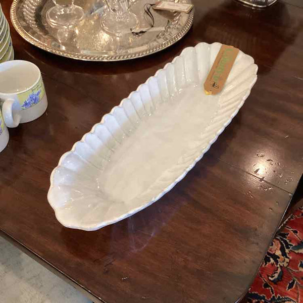Vietri White Bread Server