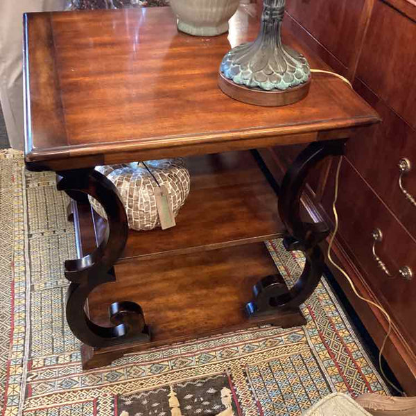 Vintage Theodore Alexander 3 Tier Side Table
