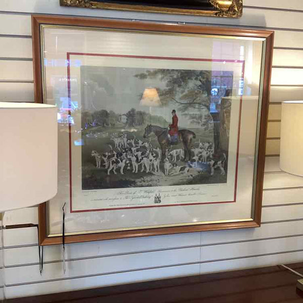 Hunt Scene Engraving "Winfield"