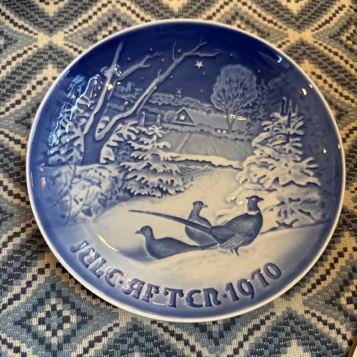 Bing & Grondahl 1970 Christmas Plate