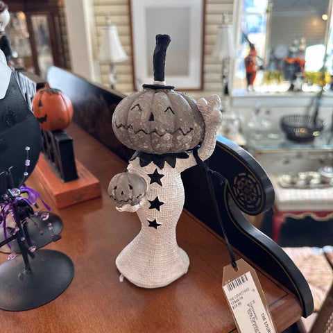 Gray Pumpkin Ghost