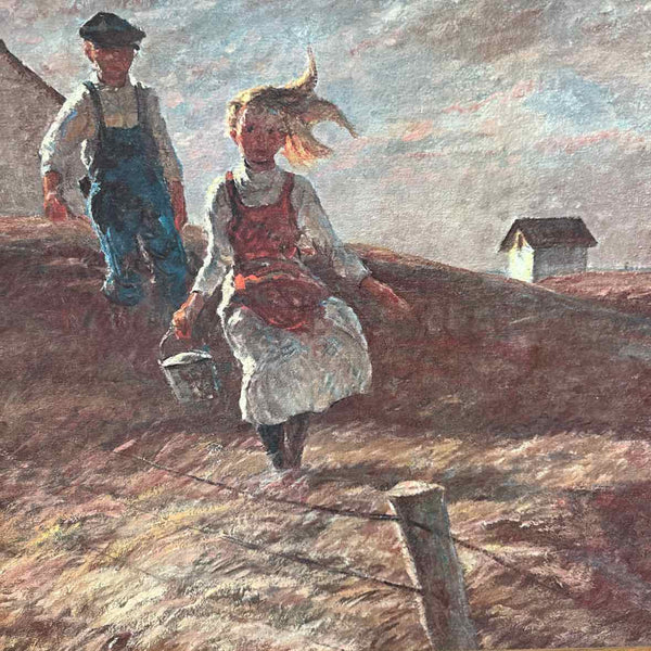 Print on Canvas - Farm Scene
