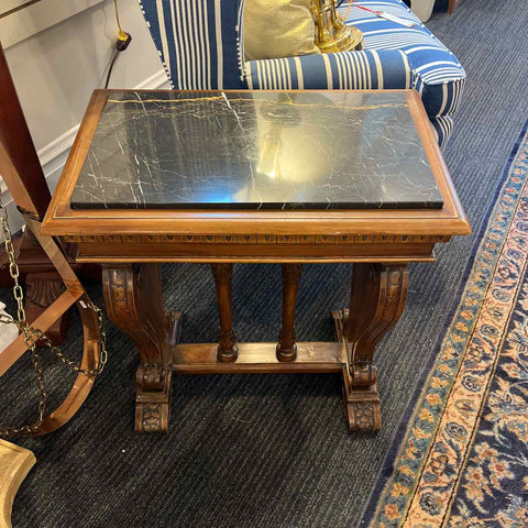 Wood and Marble Table