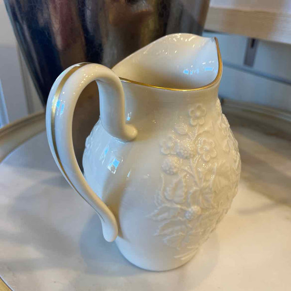 Lenox Cream Pitcher with Gold Rim