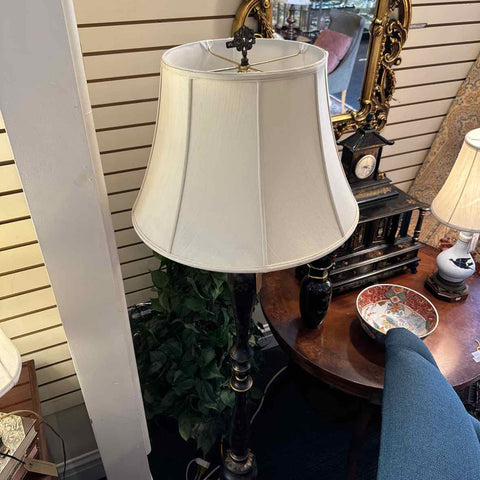 "As Is" Black Floor Lamp