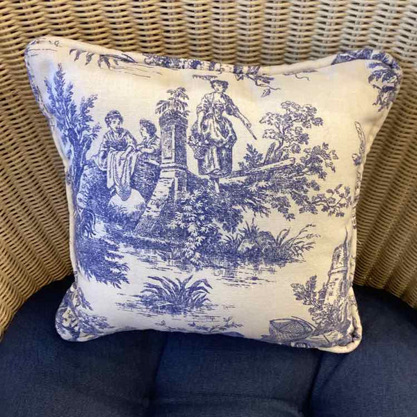 Blue/White ToilePillow
