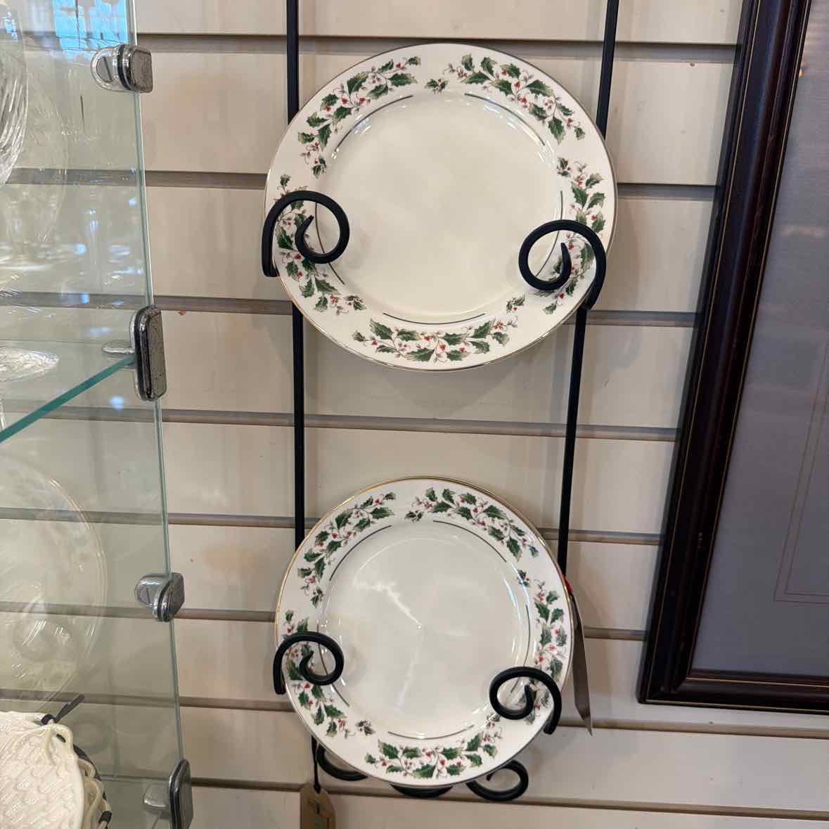 Holly China Plates - Set of 6