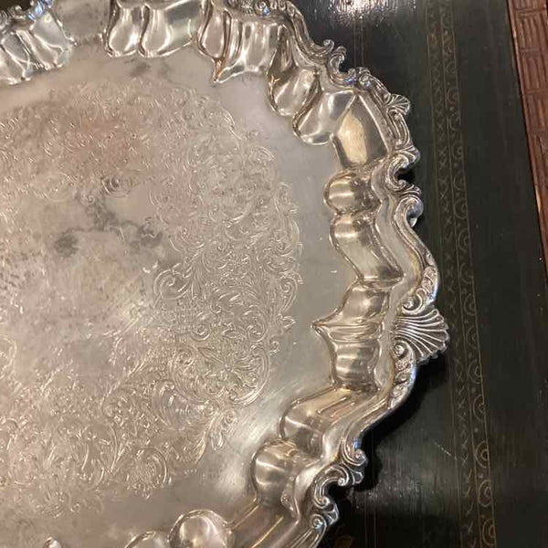 Am. Sheffield Tray w/Claw Feet "As Is"