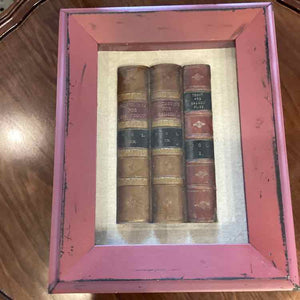 Shadow Box of Antique Books