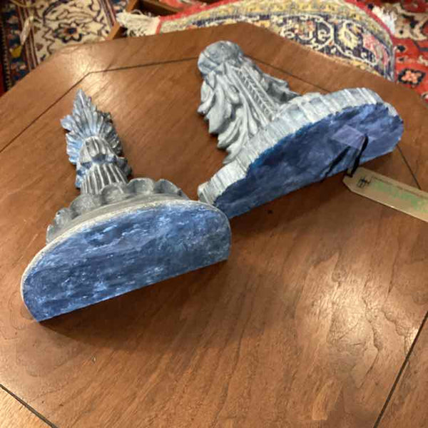 Pair of Gray Shelf Brackets