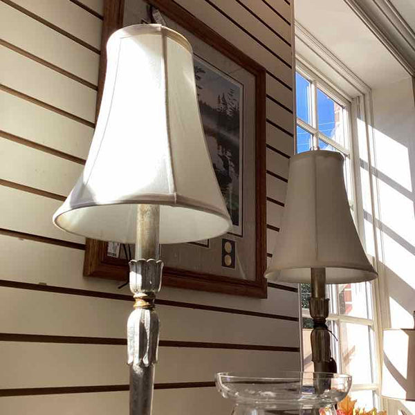 Pair of Crystal Lamps