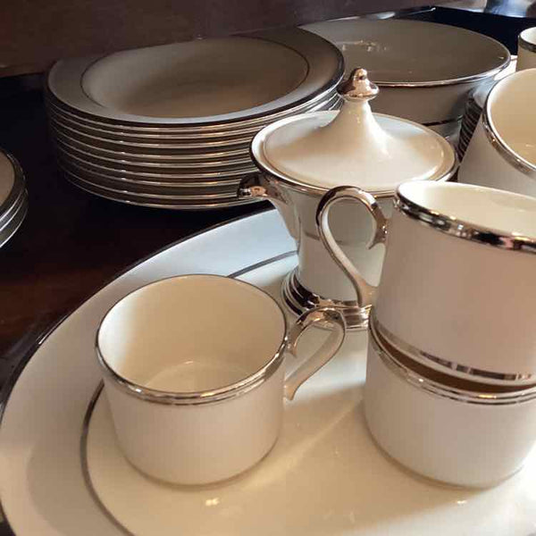 63 Piece Lenox Ivory Frost China