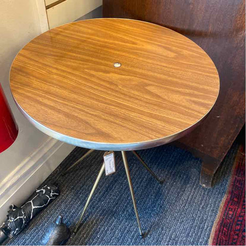 Formica And Metal Bistro Table
