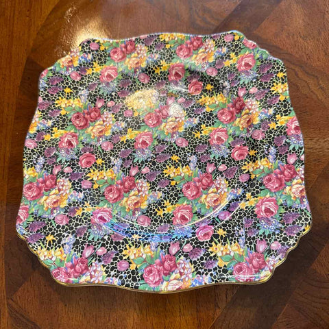 Floral China Plate