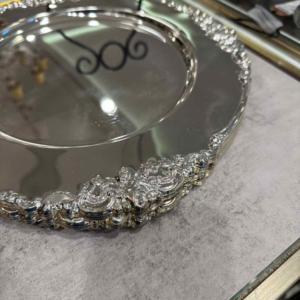 4 Davco Silver Chargers