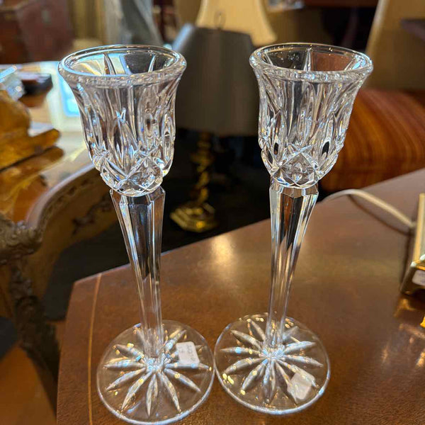 Pair of Crystal Candlesticks