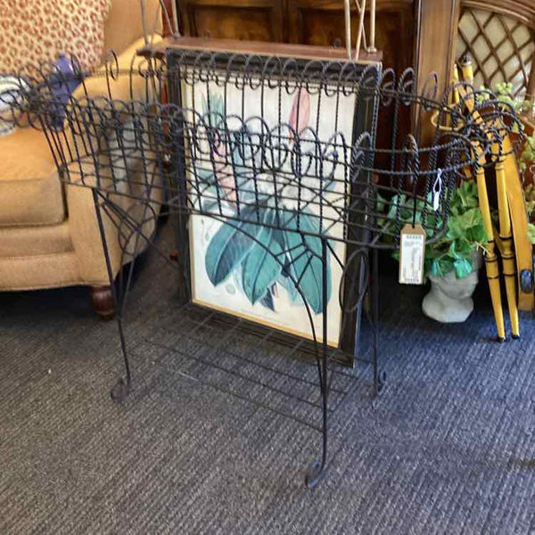 Black Wrought Iron  Planter