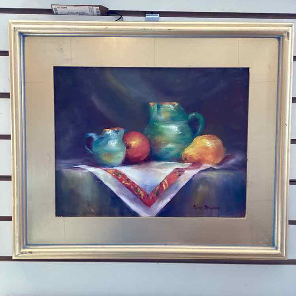 Fruit And Pitchers Painting By Nina Meixner