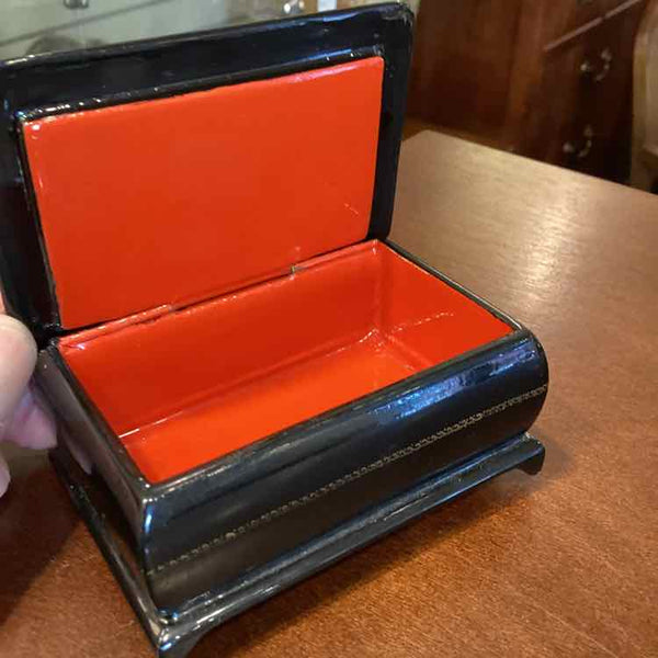Russian Black Lacquer Box