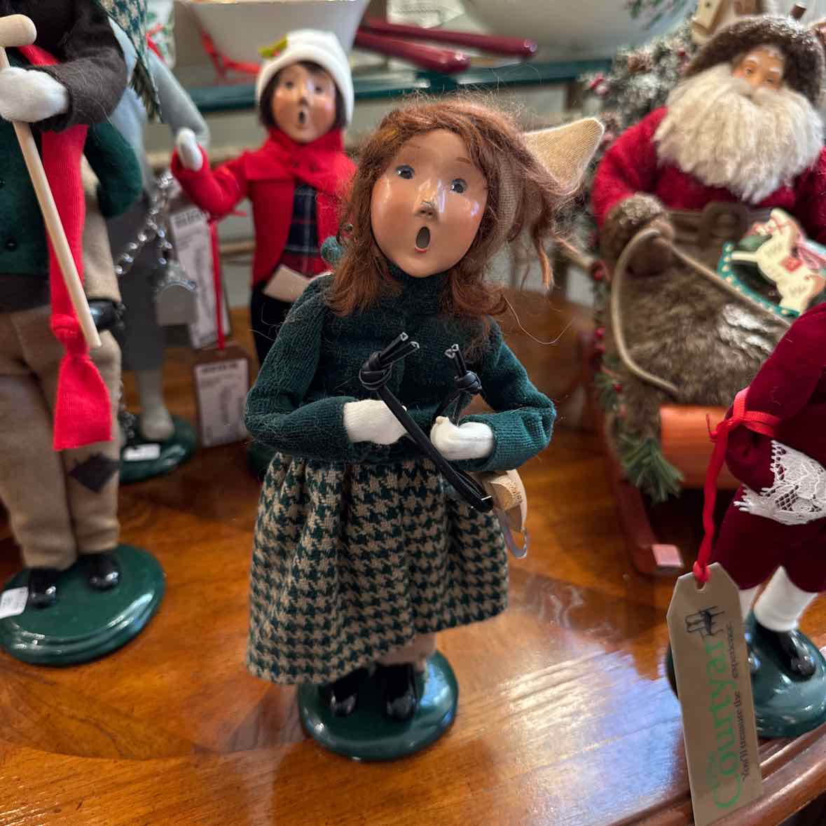 Byers Choice Girl w/Skates