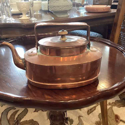Antique Copper Tea Kettle