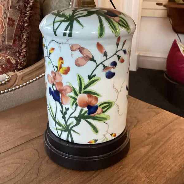 Floral Porcelain Lamp