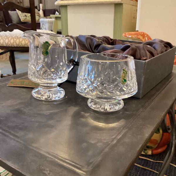 Waterford Creamer And Sugar