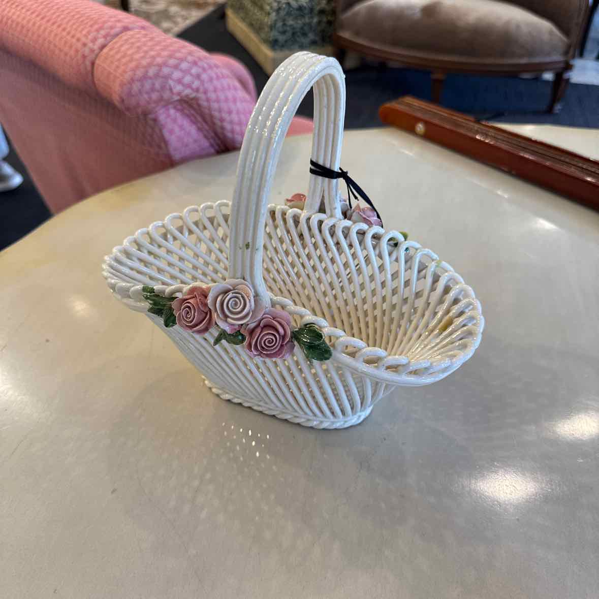 Vintage Ceramic Basket