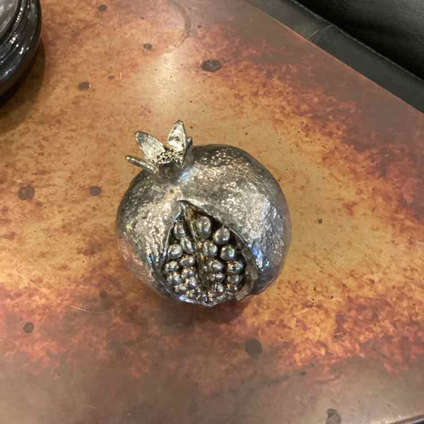 Silverplate Pomegranate Paperweight
