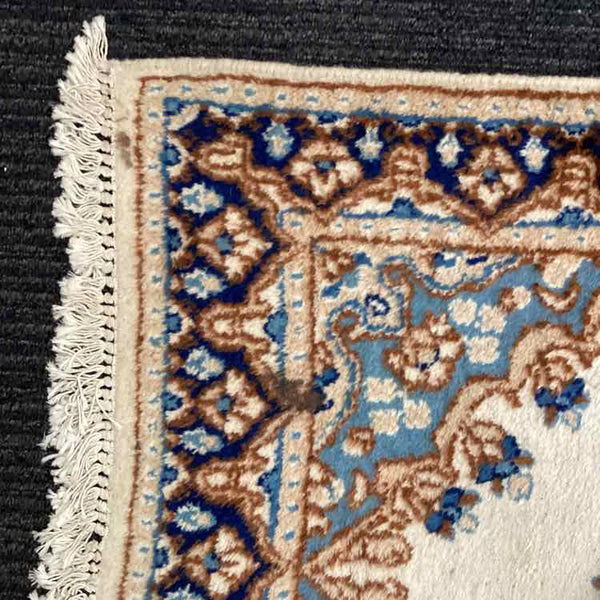 Ivory And Blue Runner