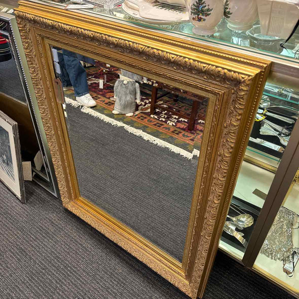 Ornate Gold Beveled Mirror