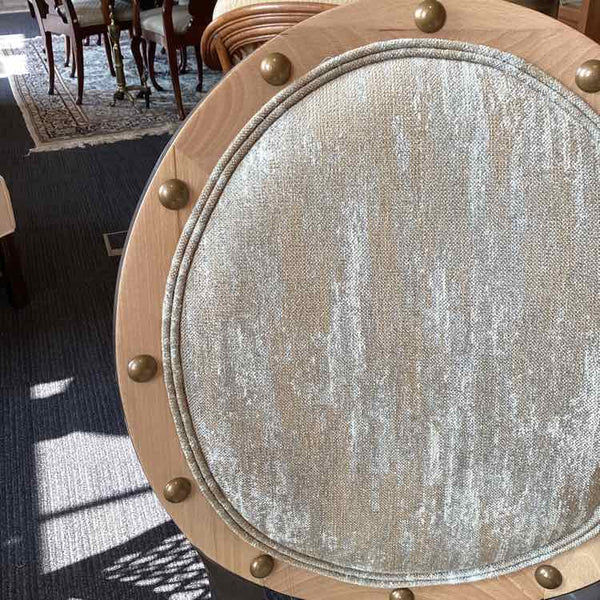 Eight White & Gold  Side Chairs