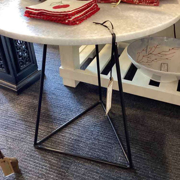 Marble Top Accent Table