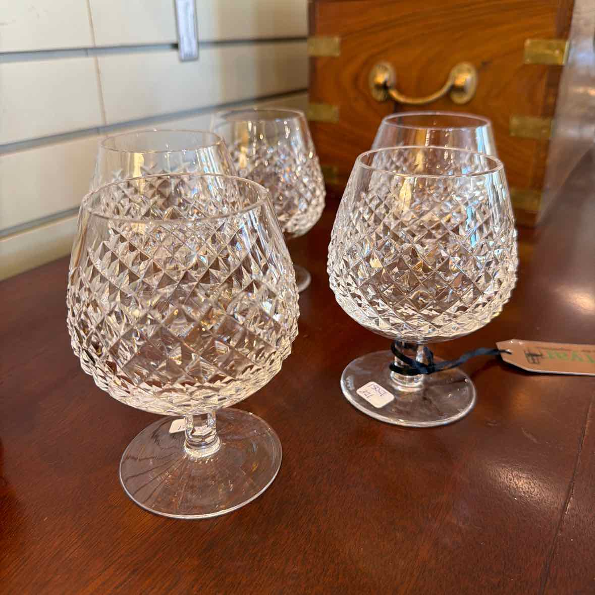 Waterford "Alana" Brandy Sniffer Set of 5