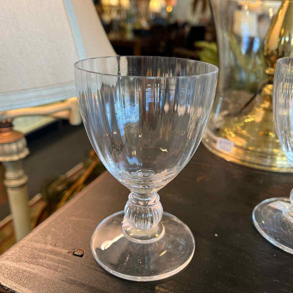 Four Crystal Cordial Glasses