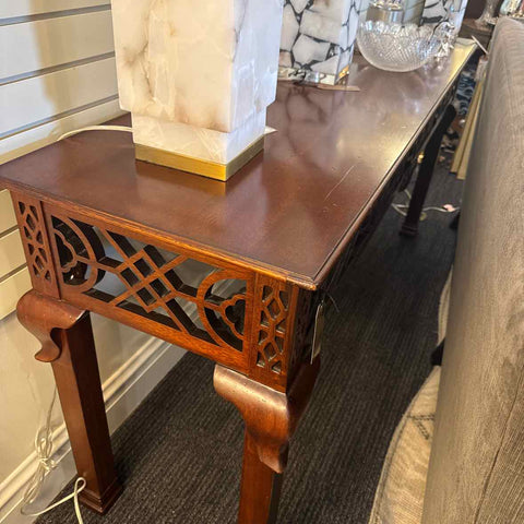 Pierced Mahogany Huntboard