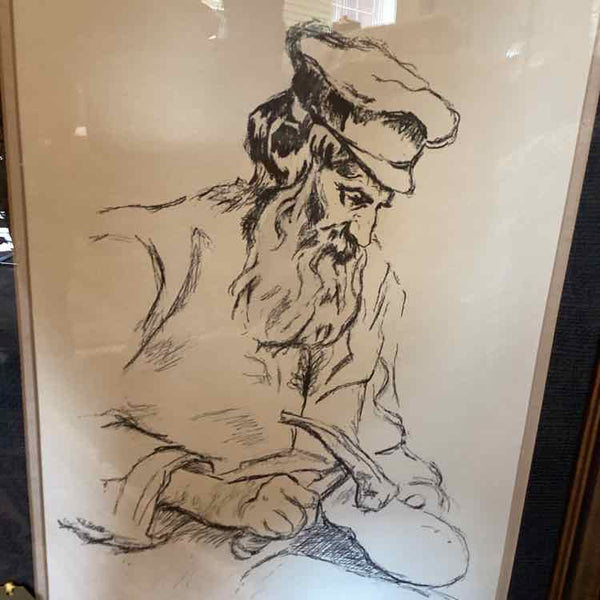 "The Cobbler" Lithograph