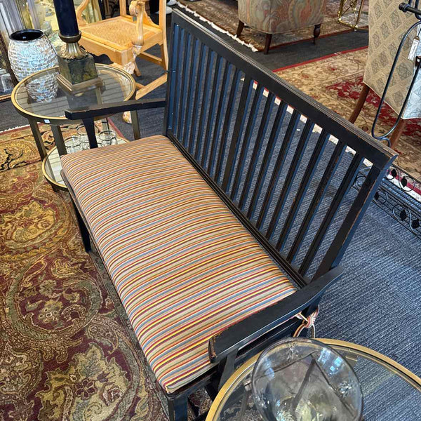 Black Bench w/Cushion