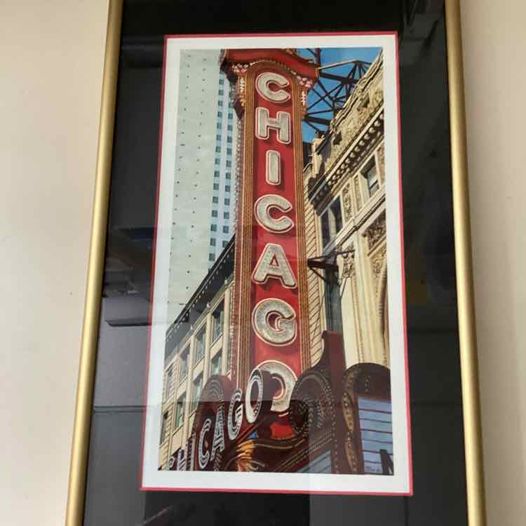 Framed Photo "Chicago Theater Marquee" (Mike Walton)