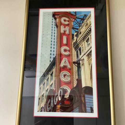 Framed Photo "Chicago Theater Marquee" (Mike Walton)
