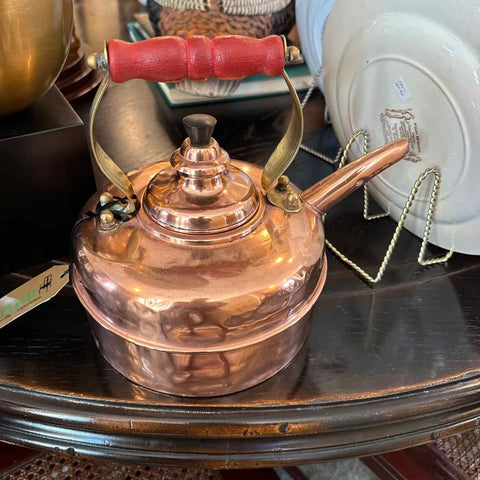 Vintage Copper Tea Kettle