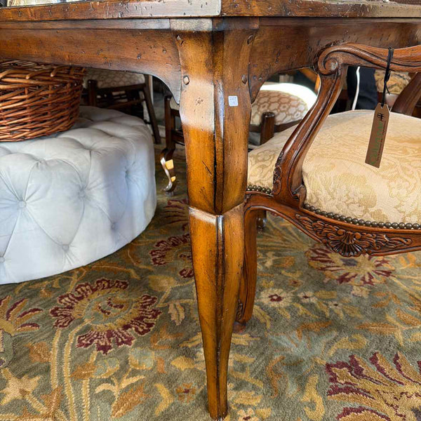 Woodridge Dining Table with 2 Arm, 6 Side Chairs