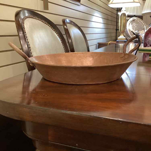 Vintage Copper Pan with Handles