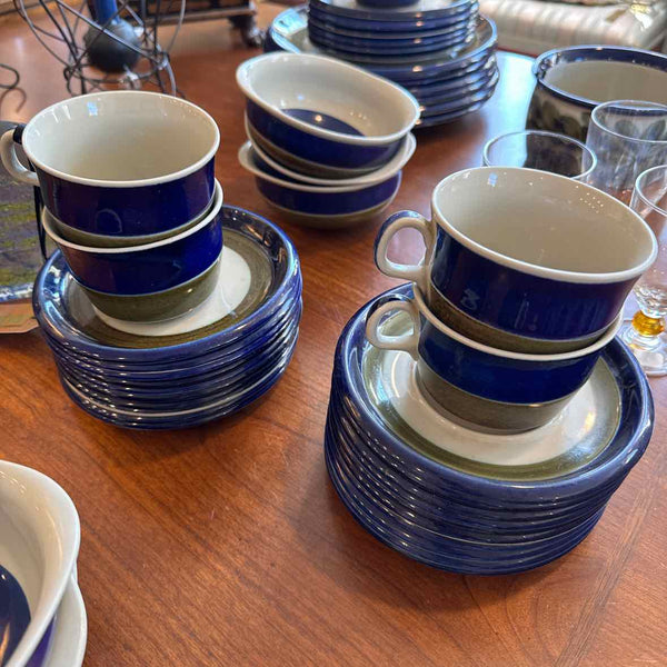 65 Piece Set of Stoneware