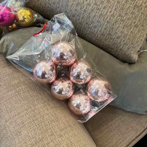 Pink Vintage Ornaments